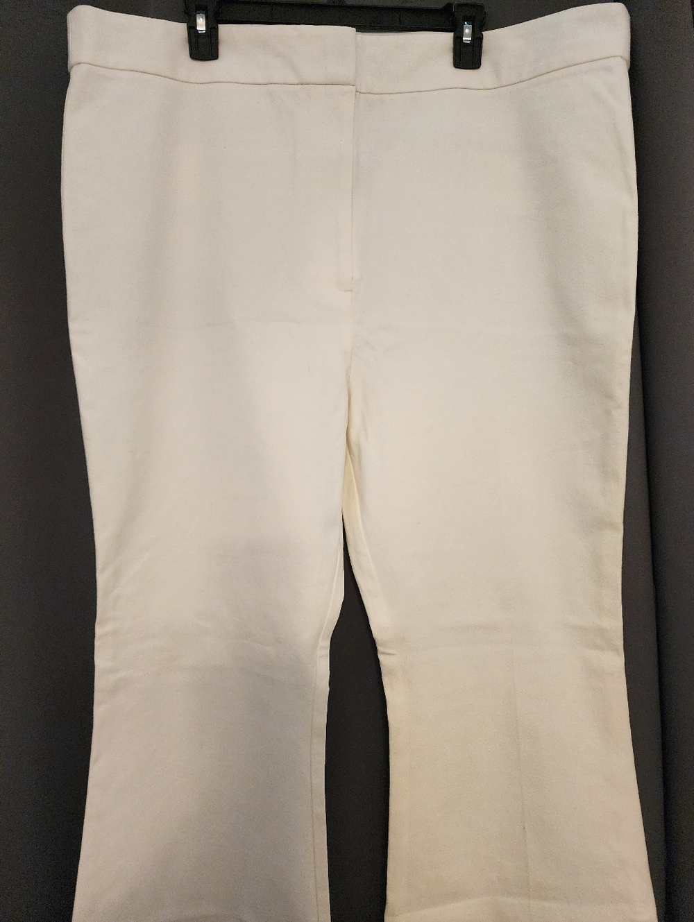 Derek Lam IO Crosby Cream Flare Pants $365 Old Money Quiet Luxury Sz 20 NWT - Picture 2 of 15